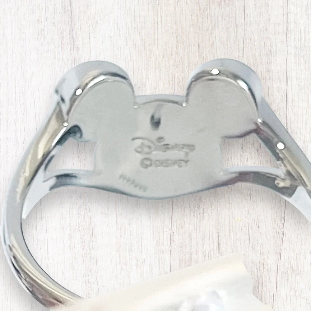 ❌SOLD❌Pura Vida x Disney Mickey Mouse Icon Silver Open Sides Ring - Picture 10 of 14
